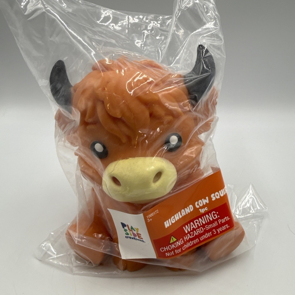 Mini Highland Cow Squishy Toy - Hobby Lobby - NEW - VIRAL